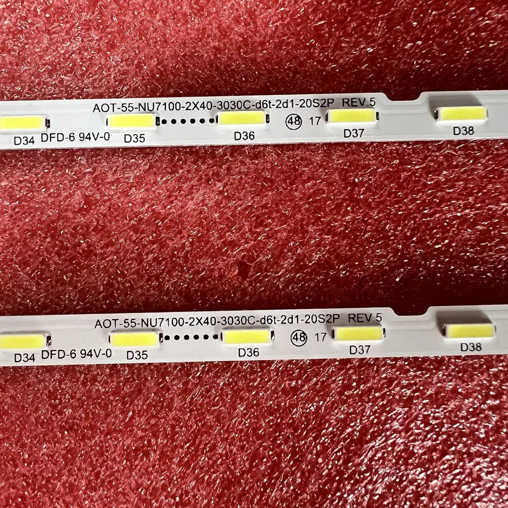 LED Backlight Strip For Samsung UE55NU7120U UE55NU7105K UE55