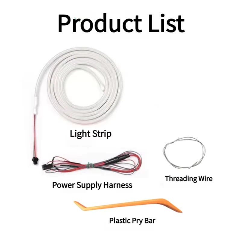Car Trunk Ambient Light Strip for Suv Flexible PVC Automatic