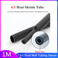 1 M 4 1 Dual Wall Tubing Sleeve Wrap Wire Cable Kit 4 6 8 12