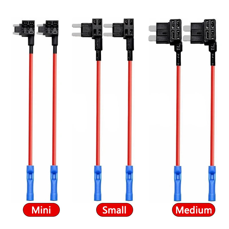 10/5pcs MINI SMALL MEDIUM Size Car Fuse Holder Add-a-circuit