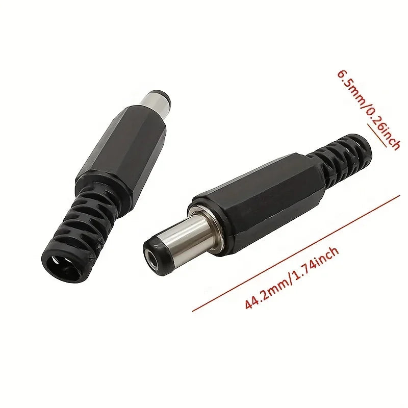10Pcs DC 5.5x2.1mm 3.5x1.3mm 2.1 2.5 Connectors DC Power Plu