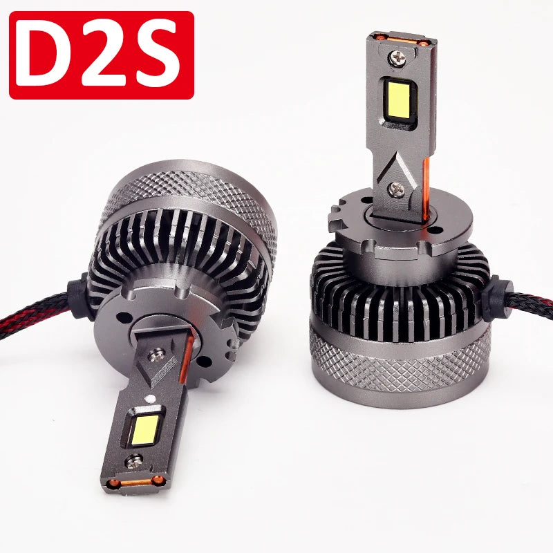 2Pcs Headlight D1S D2S D3S LED Bulbs 80W D1 D2 D3 Headlamp 6
