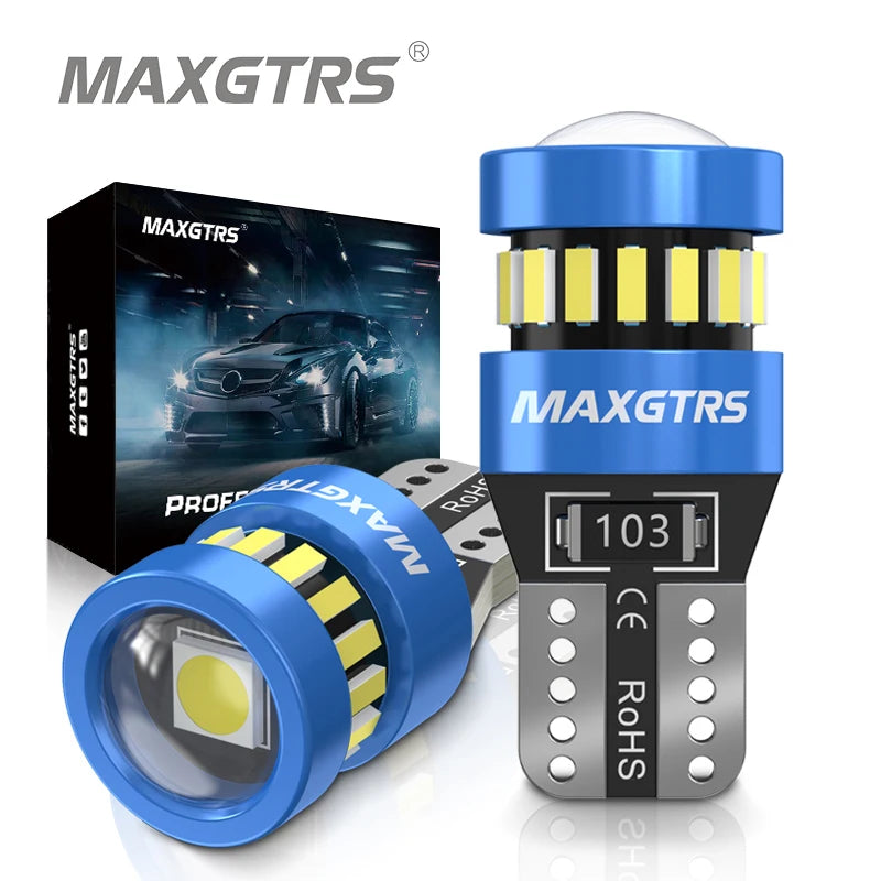 2x W5W T10 LED CANBUS No Error 5W5 12V 5W 750Lm Super Bright