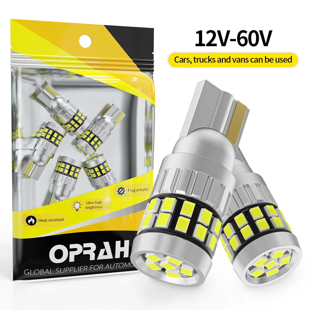 2pcs W5W LED T10 12V 24V Lights For Car Truck Interior Bulbs