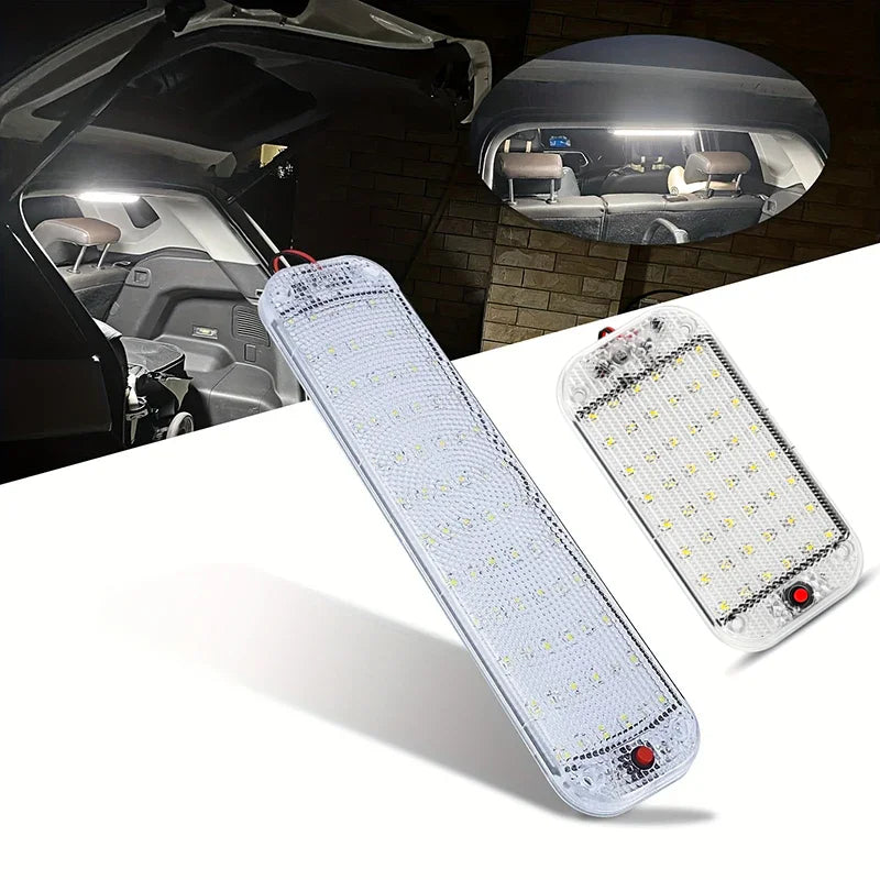 1pc 12V-80V Car Interior Led Light Bar White Light Tube With