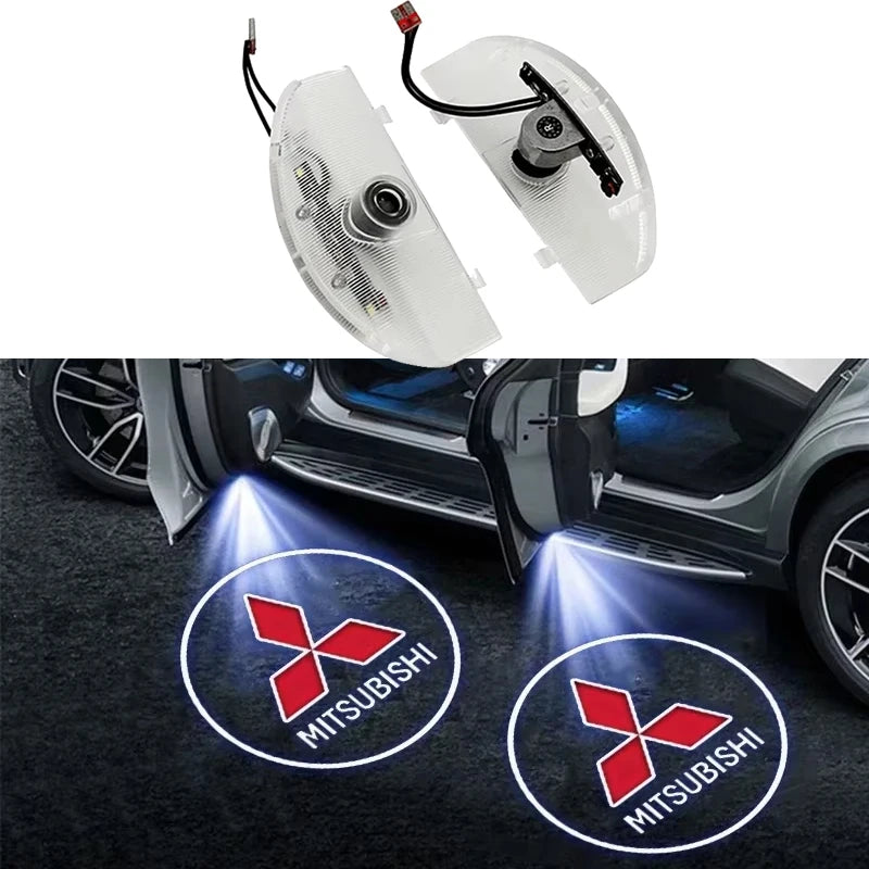2Pcs LED Light Car Door Welcome Projector Lights Ghost Shado