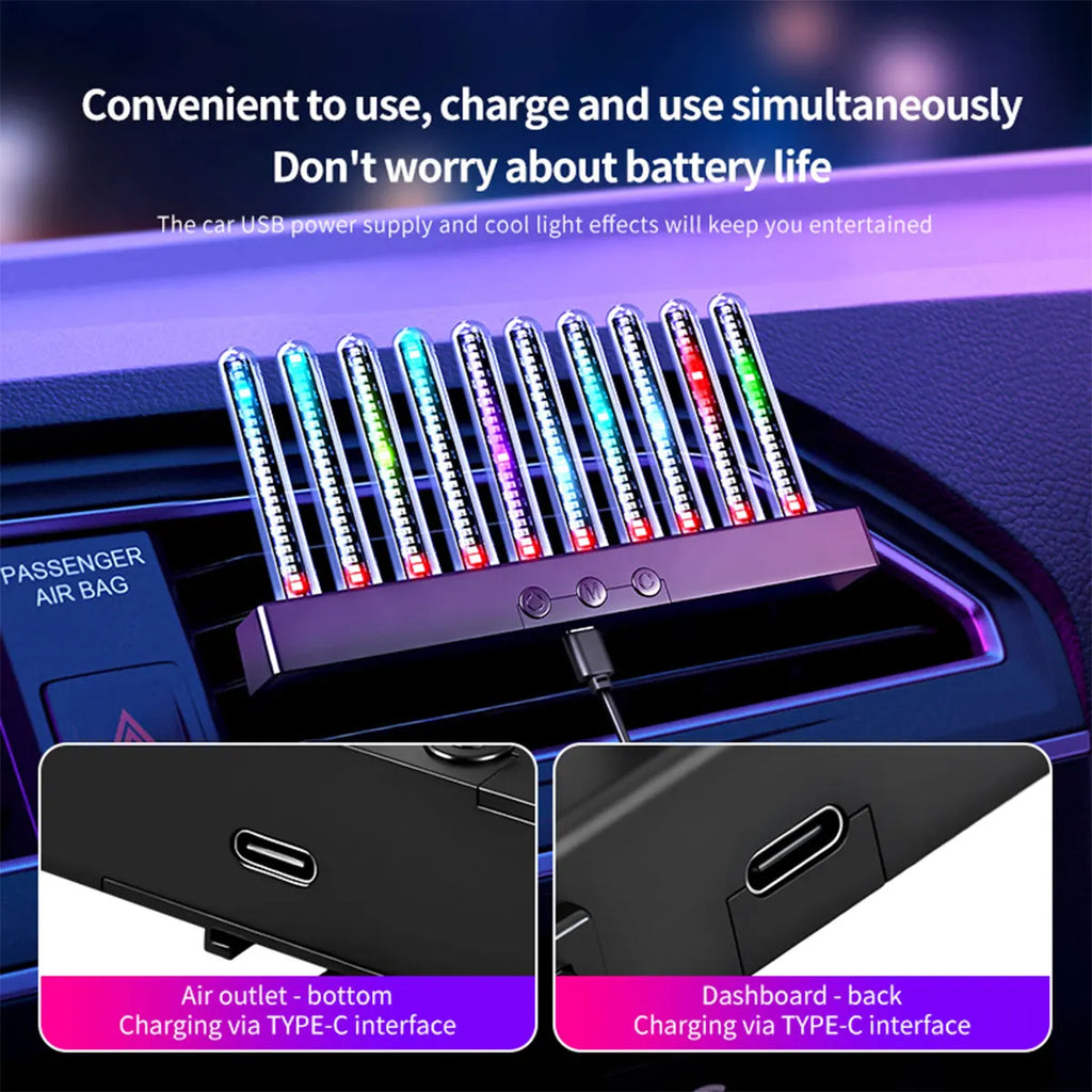 Sound Control Pickup Light Dynamic Gradient RGB Ambient Ligh
