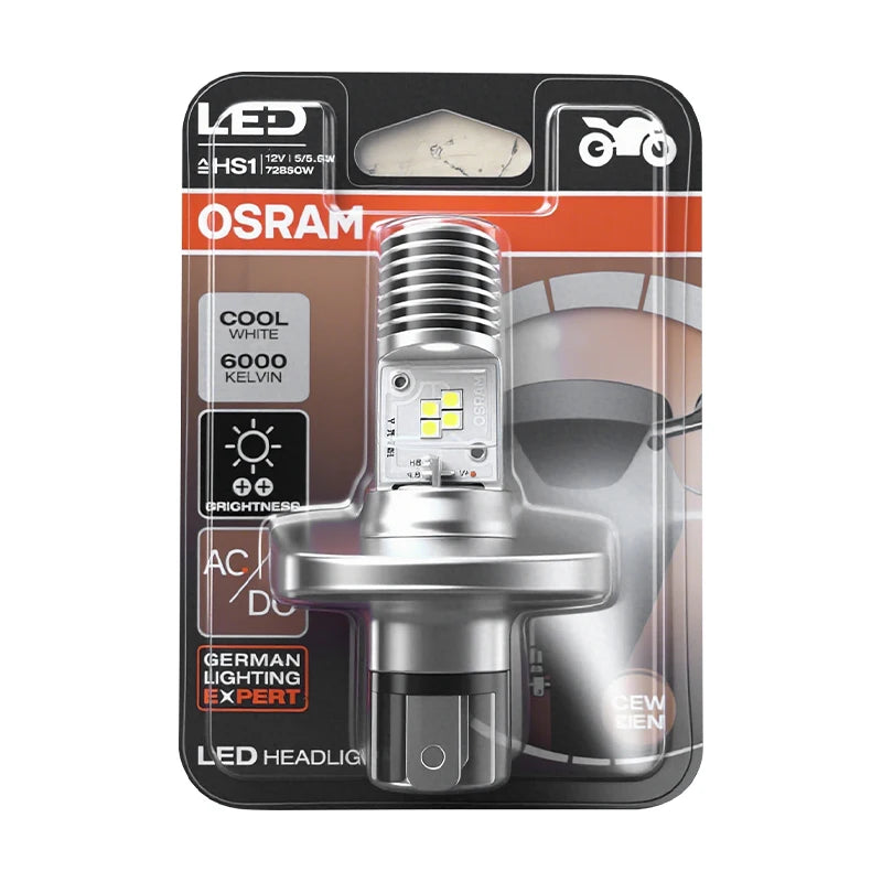OSRAM HS1 7285CW Led Moto Car Headlight High Low Beam LEDriving HL HS1 NEW GEN H4 Motorcycle Lamp Led Bulb PX43t 6000K DC AC 12V
