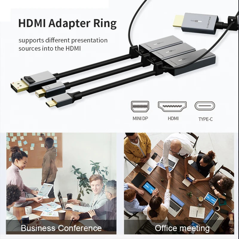 CABLETIME Mini DisplayPort to HDMI Adapter 4K 60HZ Mini DP t