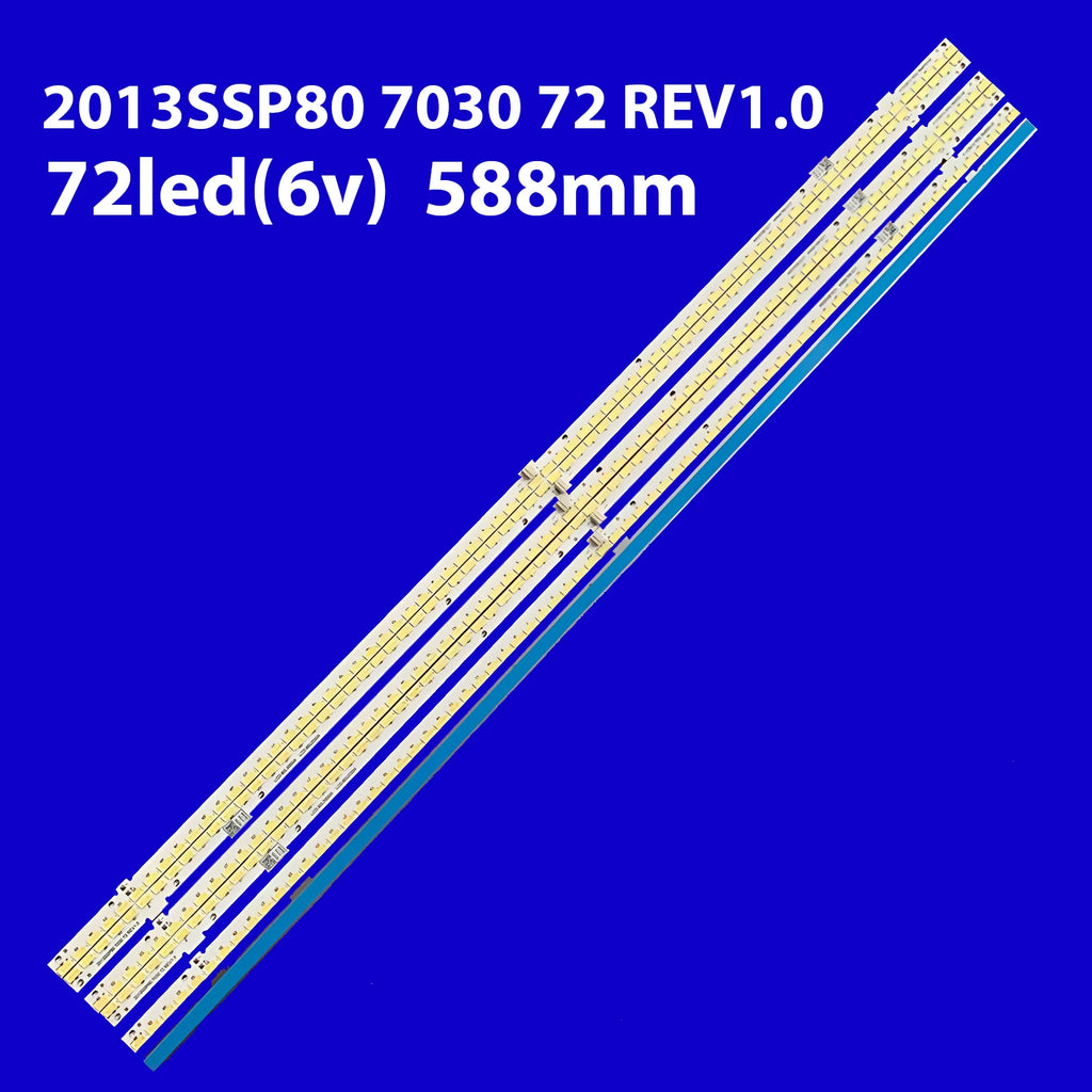 LED Backlight Strip for 6pcs/Kit LED Strips SAM SUNG 2013SSP80 7030 72 REV1.0 B0803707B051 LK800D3HA80V LC
