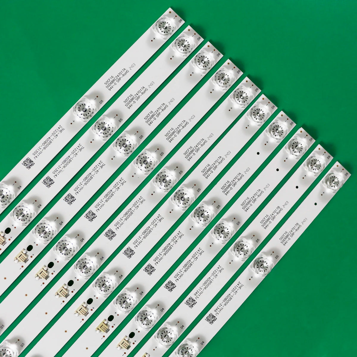 LED Backlight Strip for TCL-50C715-3030FC-6X8-A 6X8-B-LX20200309 50D6B6CZ47017B 4C-LB5006-YH16J / YH13J /