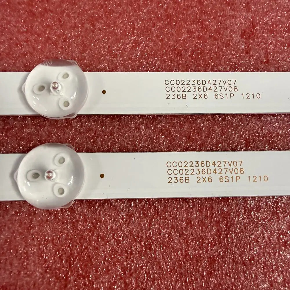 LED Backlight Strip for Full LED Strip(2) For VEKTA LD-24SR4715BS NOVEX NVT-24H101W Yuno ULM-24TC111 Leff