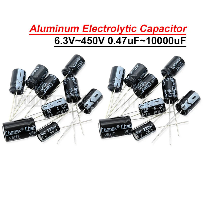 Aluminum Electrolytic Capacitor 10V 16V 25V 35V 50V 63V 2.2 