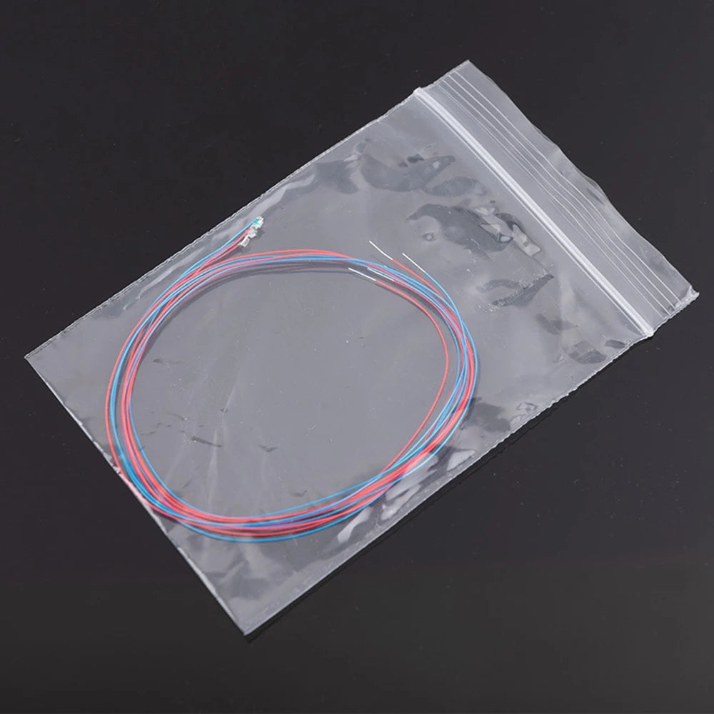 10Pcs 0805 Flashing LED SMD Wire for Model Train HO N OO Sca