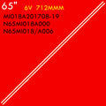LED Backlight Strip for L65M5-AB MI018A201708-19 N65MI018A000 N65MI018A006 - Replacement TV Backlight Strip