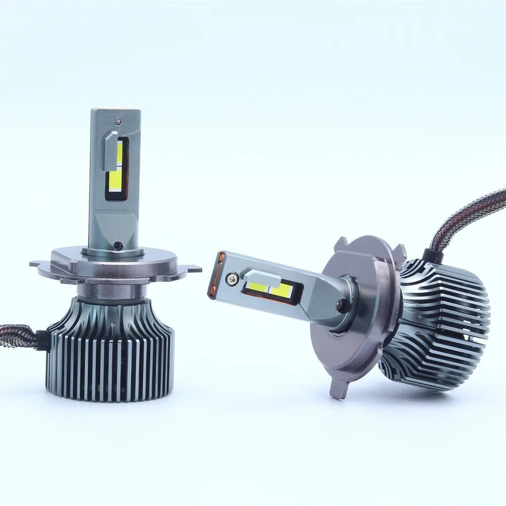 Headlight Bulbs Powerful 20000LM Replaceable Kit Xeon LED Plug&Play 12V H4 Car Headlight Bulb ﻿