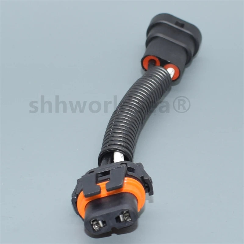 shhworldsea 9006 HB4 Female Adapter Wiring Harness Sockets C