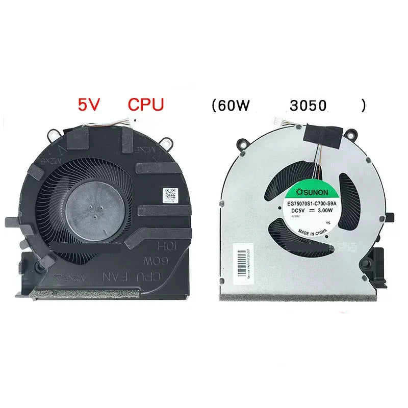 New Genuine Laptop CPU GPU Cooling Fan For HP Victus 7/8 16-
