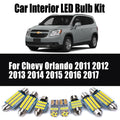 13Pcs LED Interior Dome Trunk Light Kit Canbus For Chevrolet