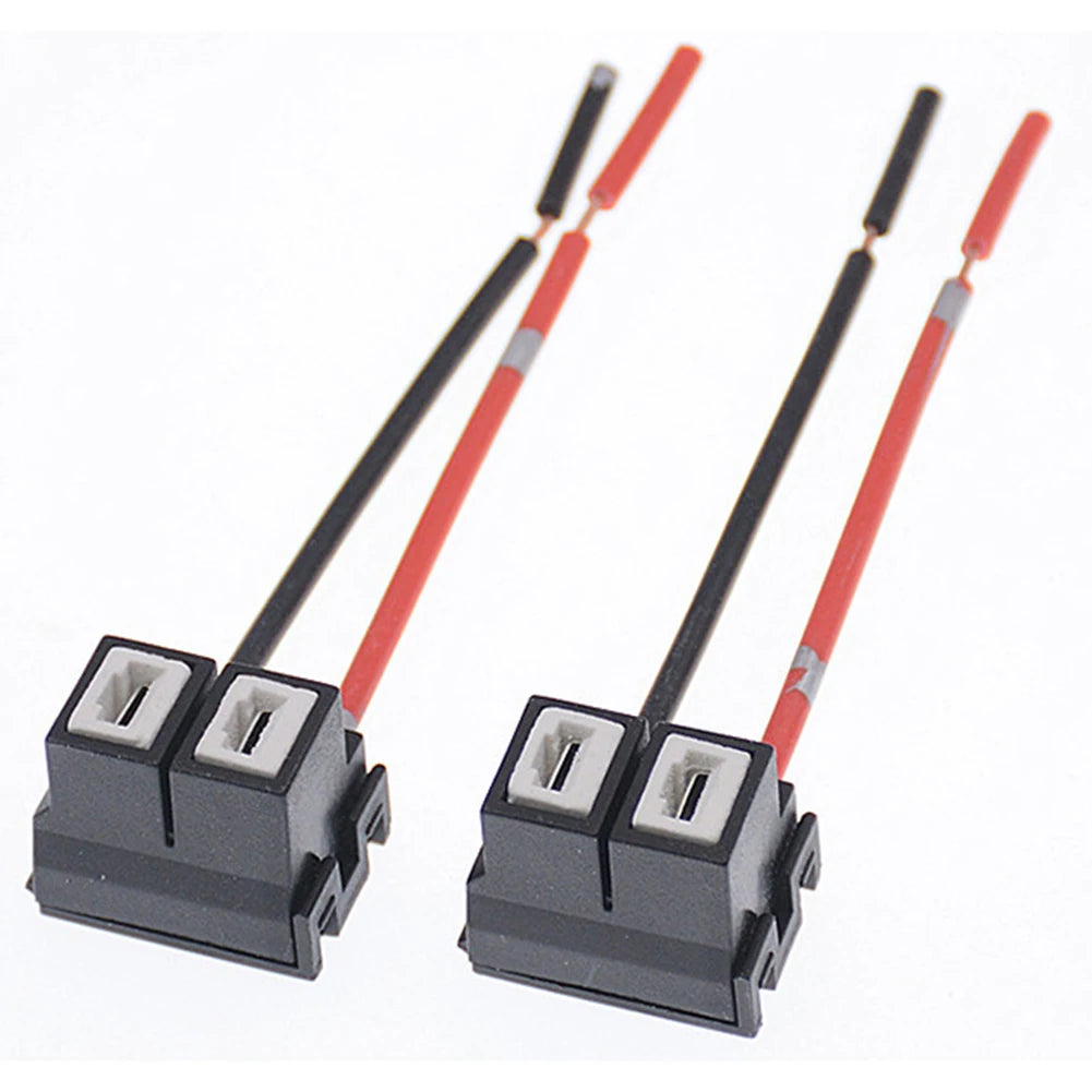 2pcs Socket Adapter Wiring Harness Sockets Car Wire Connecto