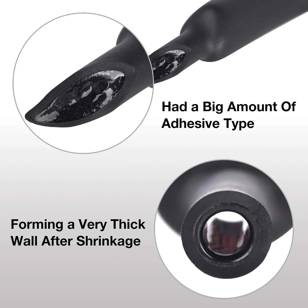 Φ4mm-Φ52mm Black Heat Shrink Tubing - 4 1 Ratio Dual Wall Ad