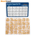 480pcs Ceramic Capacitor Assortment Kit For Guitar Capacitor