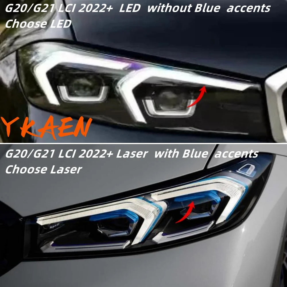 Angel Eye DRL LED Module Board For 2023 2024 BMW G20 Yellow DRL G21LCI 330i 330e iDrive xDrive US version