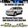 15-Piece LED Interior Light Kit for Chevrolet 2007-2011 - Canbus Error-Free Interior Bulbs