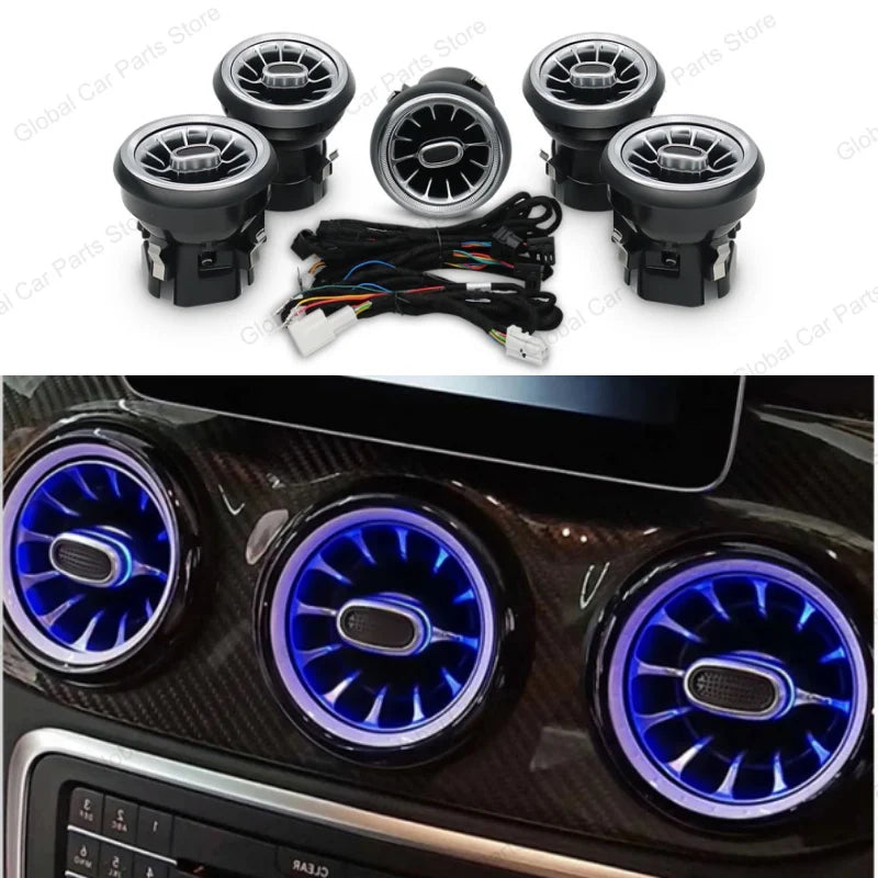 For Mercedes-Benz A CLA GLA W176 W117 W156 Led Car Air Vents
