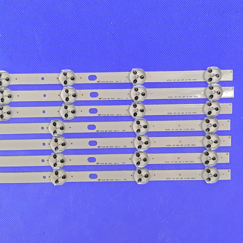 LED Backlight Strip forArray SVV550AK7 for Hitachi TV 55 4K 55U6663DB 55U6763DB LT-55C760 LT-55C860 LT-55C870