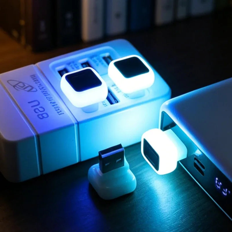 2pcs USB Powered Car Interior LED Ambient Light Plug Play Mi