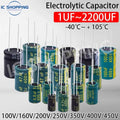 100V 160V 200V 250V 400V 450V Aluminum Electrolytic Capacito