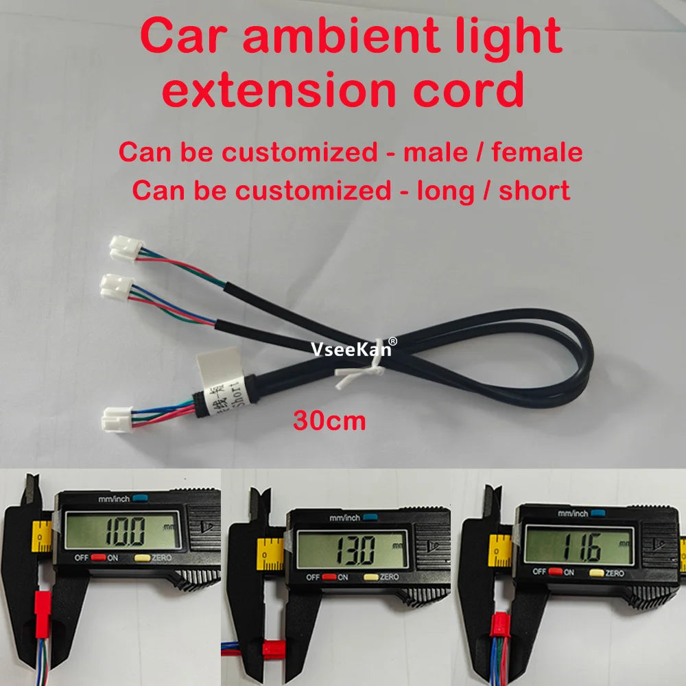 Car Ambient Light Accessories Accessories Y-Wires Light Strips Fog Lights Footlights Pull-String Lights Storage Box Light