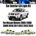 9-Piece LED Interior Light Kit for Nissan 2005-2011 - Canbus Error-Free Interior Bulbs