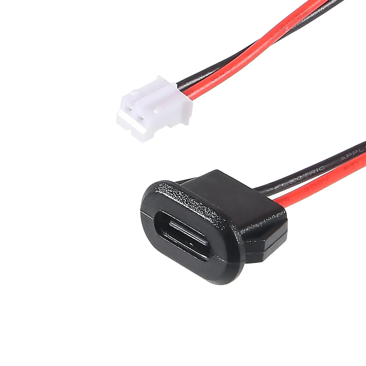 10PCS Type-C Female Chassis Waterproof 2P Solder Wire Type U