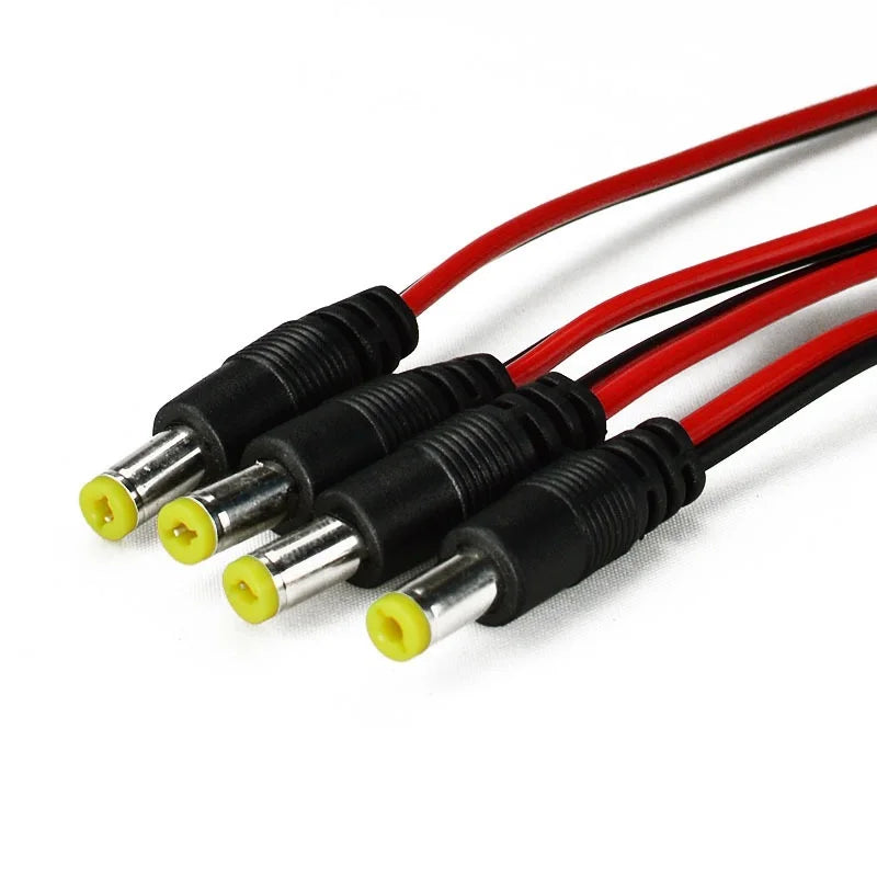 12V DC Connector 5.5x2.1mm Male Female Plug 12V DC Power Pig