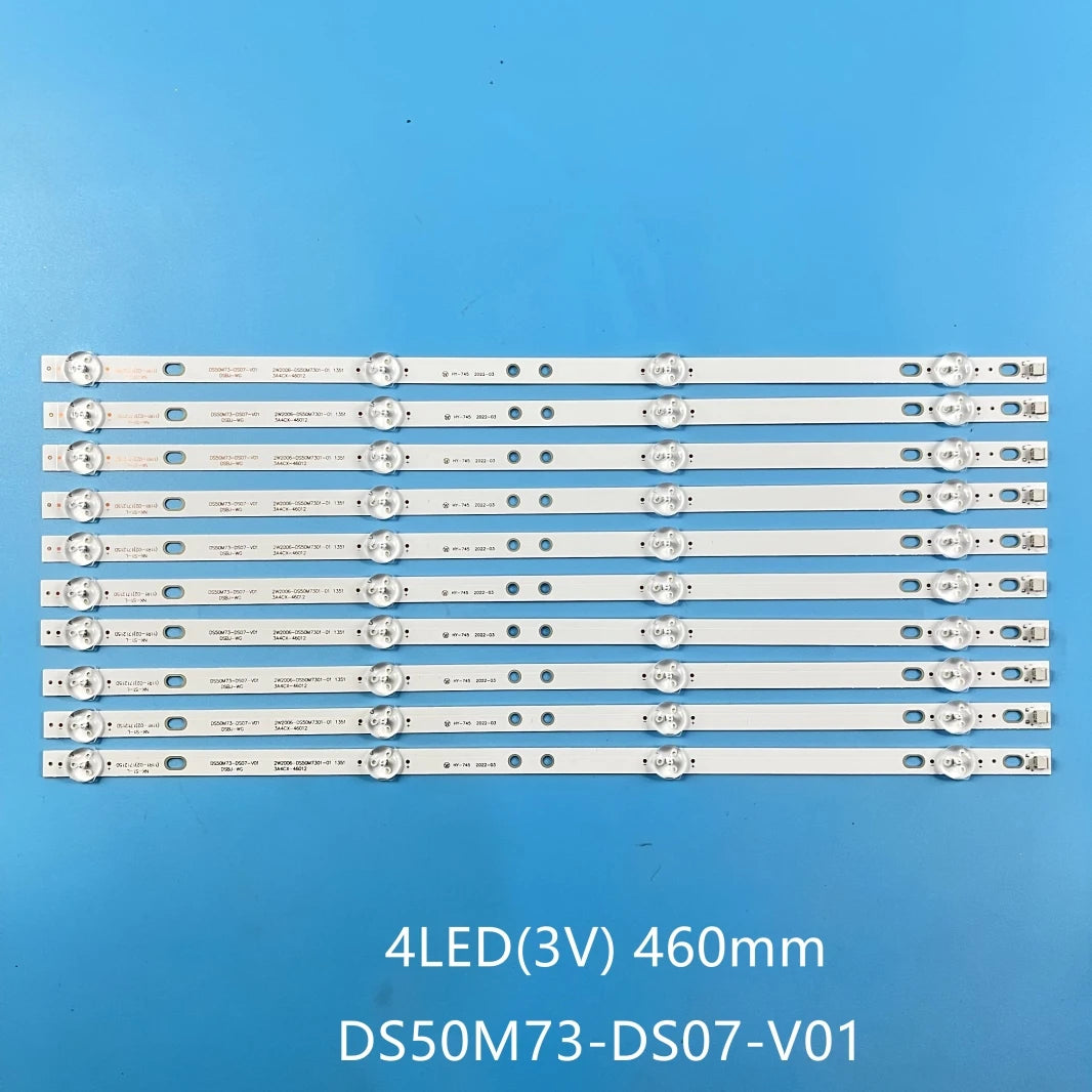 LED Backlight Strip for 10pcs LED Backlight strip for NES0NS 50F570T2 AKAI AKTV505 TI4910DLEDDS C50ANSMT-4K