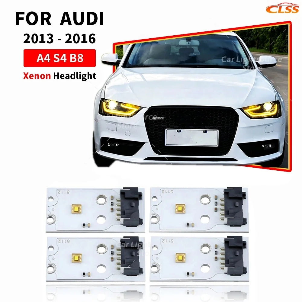 Angel Eye DRL Boards For Audi A4 S4 B8 2013-2016 Xenon Headlight Daytime Running Light Chips Module Upgrade