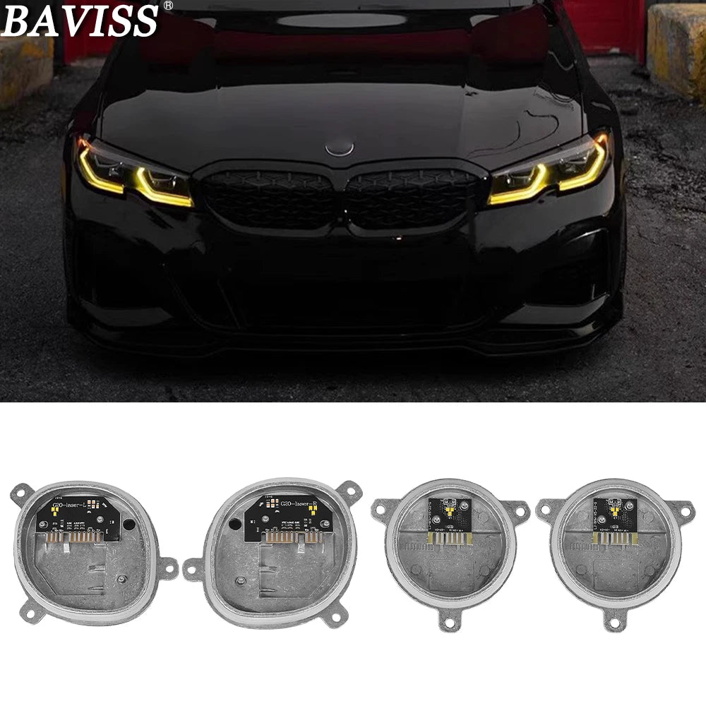 DRL LED Modules For 2019-2022 BMW 3 Series G20 G21 320i 330i M340i 340iX Laser Headlight 63118496134 for BMW