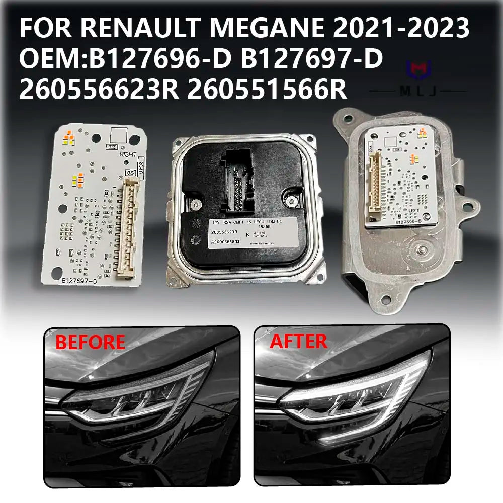 Angel Eye Module DRL Light Source Chip Ballast Module for Renault 2021-2023
