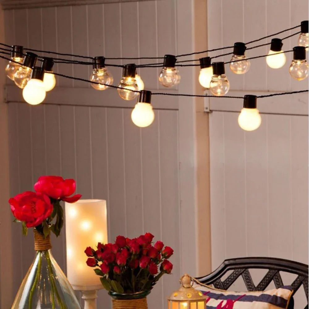 6M-16M Festoon Led Globe Fairy String Lights Christmas Garla