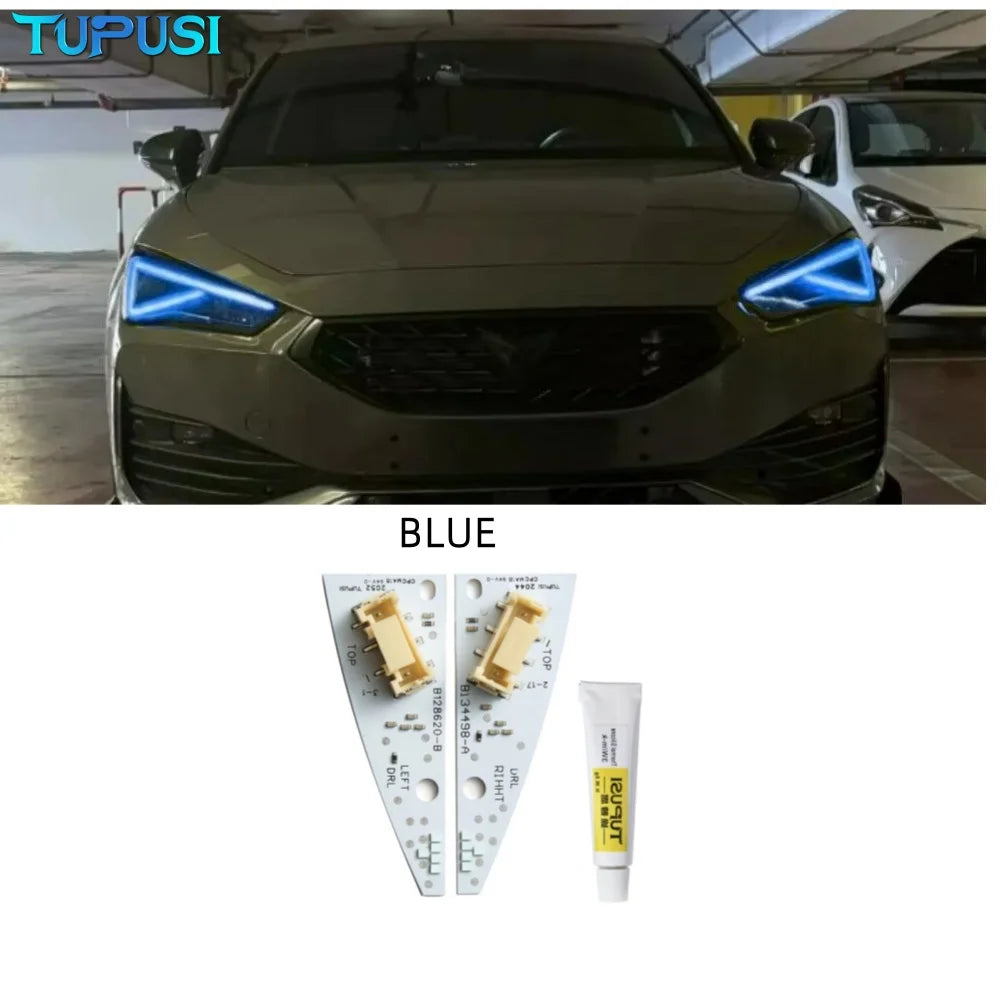 DRL LED Boards For SEAT Leon MK4 2020-2024 Daytime Running Light Headlight Module Repair for SEAT MK4