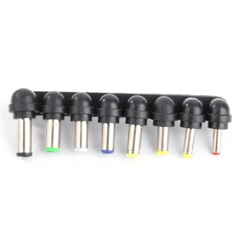 8pcs Universal DC Power Supply Charger Adapter Tips Jack Plu