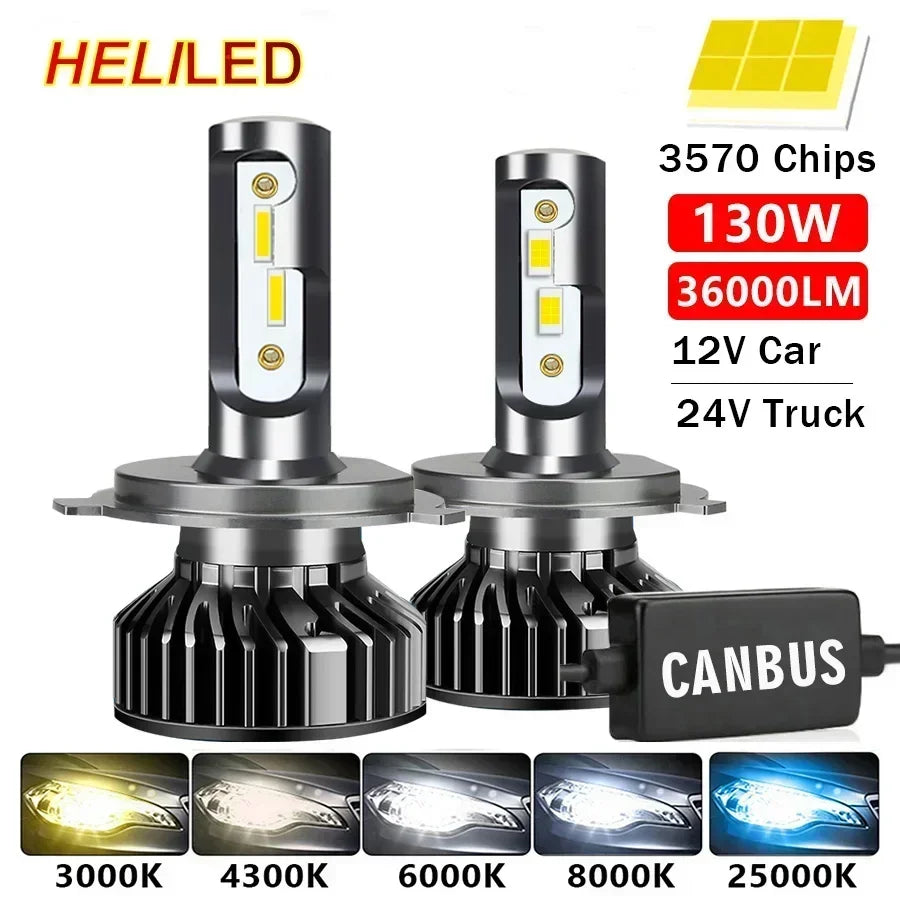 Led Headlight 110W 4300K 6000K 8000K HB3 HB4 9005 9006 H1 H8