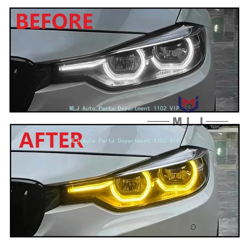 Headlights LED DRL Module ar Accessories Auto for BMW 3-series F30 Upgrade (2016-2018 LCI LED ONLY) for BMW