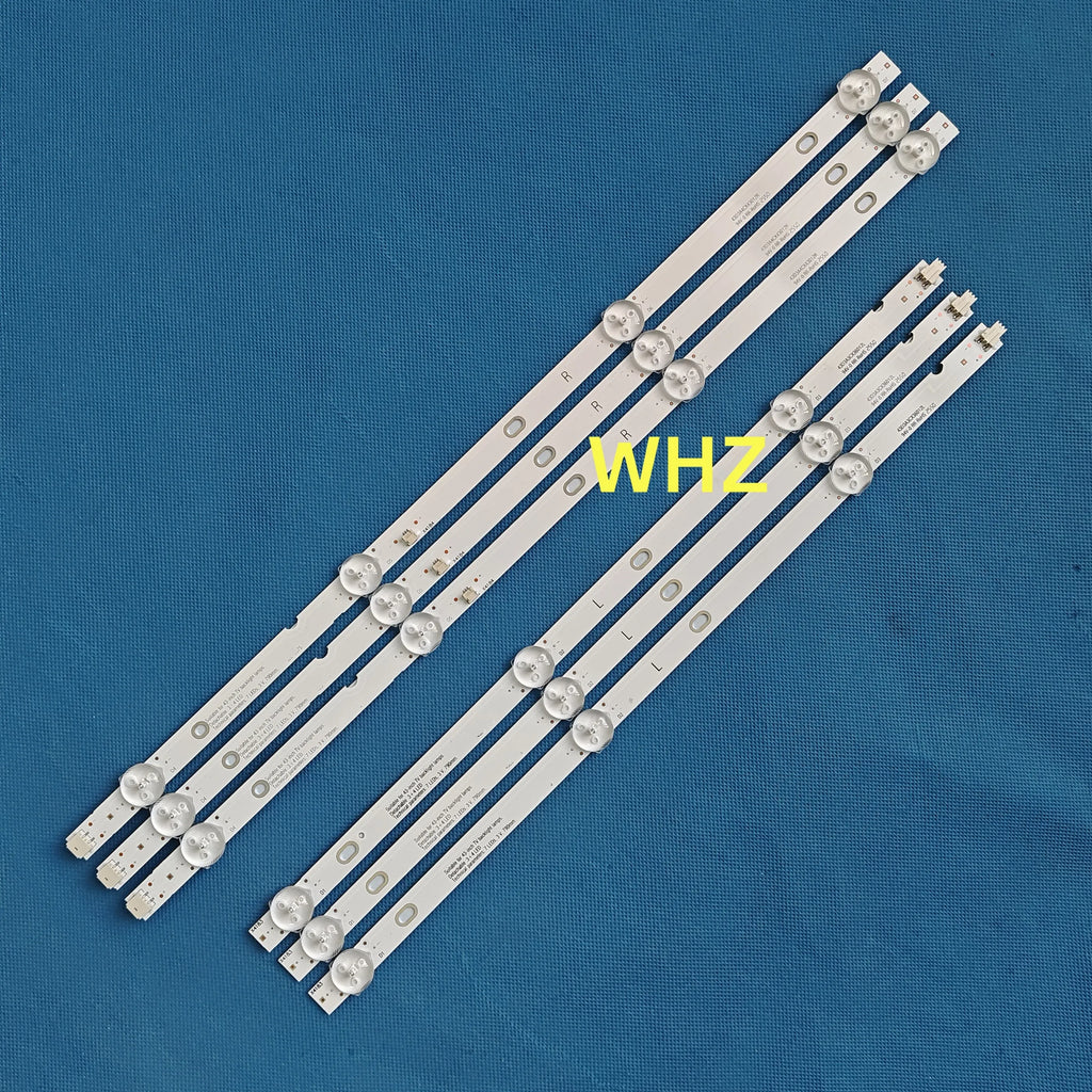 LED Backlight Strip for CRH-CN43WG63030030711DEV1.2 Dоfflеr 43KFS86 Smаrt 45G7000 789mm 1led=3v