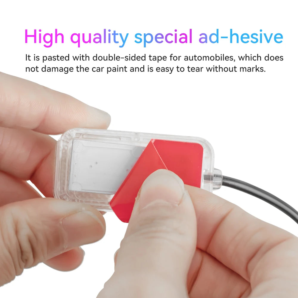 Car Interior Ambient Light RGB Foot Strip Lighting Kit Acces