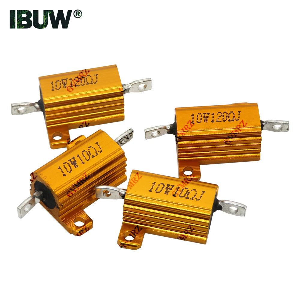 10W Aluminum Housing Wirewound Power Resistor Assorted Resis