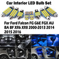 Bulbs LED Interior Map Reading Dome Light Kit for Ford XR8 XR6 G6E 2000-2013