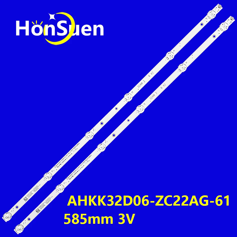 LED Backlight Strip for 2PCS LED backlight strip 6LAMP for KKTV K32 AHKK32D06-ZC22AG-61 303AK320054